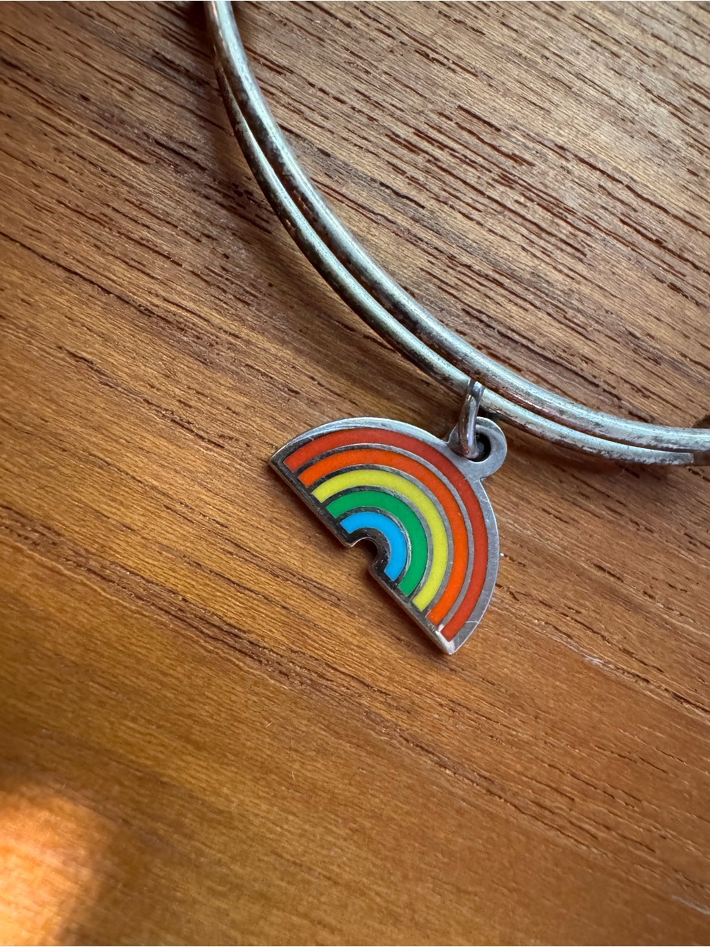 Alex and Ani pride 2020 rainbow charm bracelet